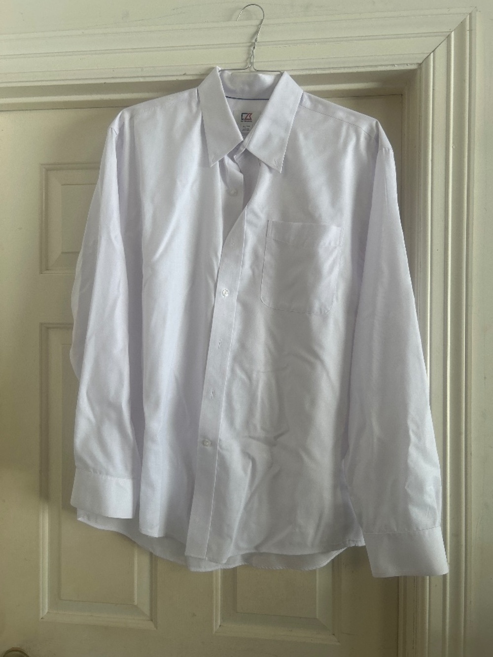 White button down